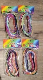 4x Hobbykoord - Scoubidou - Touwtjes 50 Stuks a 80 cm, Hobby en Vrije tijd, Ophalen of Verzenden, Nieuw, Draad