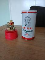 Groot zwitsal blik met muziek beertje, Antiek en Kunst, Curiosa en Brocante, Ophalen of Verzenden