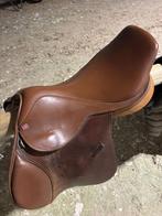 Rossner springzadel bruin, Dieren en Toebehoren, Paarden en Pony's | Zadels, Ophalen, Gebruikt, Springen