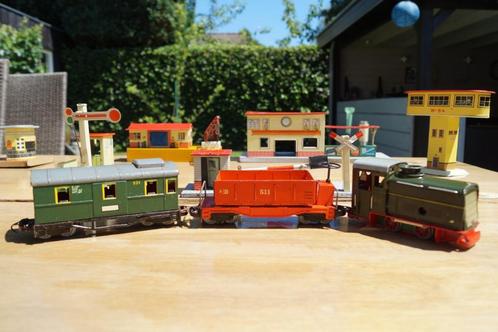 Biller Bahn Spoor O Locomotief, Personenwagen en Kipper '57, Verzamelen, Spoorwegen en Tramwegen, Gebruikt, Trein, Schaalmodel