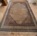 Handgeknoopt perzisch tapijt MIR, Ophalen, Gebruikt, Bruin, 200 cm of meer