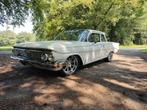 1961 Chevrolet Biscayne 2-door flattop, Automaat, Achterwielaandrijving, Wit, Leder