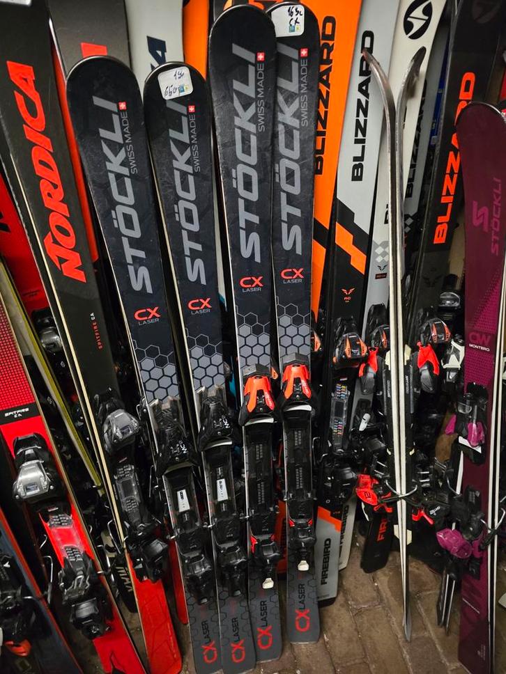 156cm STOCKLI LASER CX NP1550 SWISS VOOR KENNERS BEST SKIS, Sport en Fitness, Skiën en Langlaufen, Gebruikt, Ski's, Skiën, Overige merken