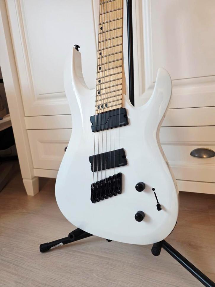 Harley Benton 7-snaar met Fishman Fluence, Muziek en Instrumenten, Snaarinstrumenten | Gitaren | Elektrisch, Gebruikt, Solid body