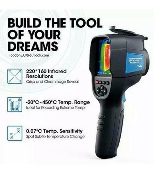 Topdon Thermal camera Thermische warmtebeeld camera, Auto diversen, Autogereedschap, Nieuw, Ophalen of Verzenden