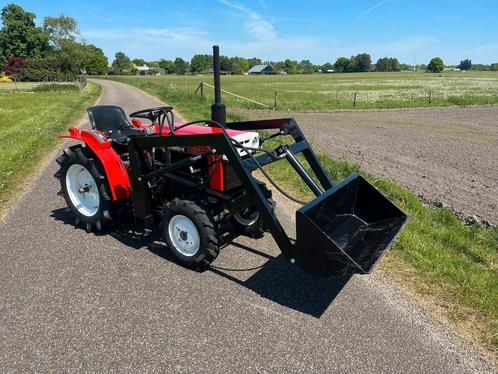 Mitsubishi D1550FD met voorlader (marge), Zakelijke goederen, Agrarisch | Tractoren, tot 2500, Overige merken, tot 80 Pk, Gebruikt