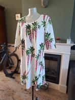 K-Design K design crème roze bloemen jurk XXL gratis verz, Kleding | Dames, Jurken, K-design, Verzenden, Wit, Maat 46/48 (XL) of groter