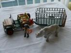 Playmobil Safari terreinwagen met neushoorn, Kinderen en Baby's, Speelgoed | Playmobil, Ophalen of Verzenden, Zo goed als nieuw