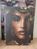 Schilderij op canvas - 60 x 90 cm, Ophalen, Zo goed als nieuw, Schilderij, 75 cm of meer