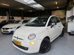 Fiat 500 1.2 AUT C 2010 Wit NAP WIT CABRIO ROOD LEDER, Auto's, 1242 cc, 4 cilinders, Wit, Origineel Nederlands