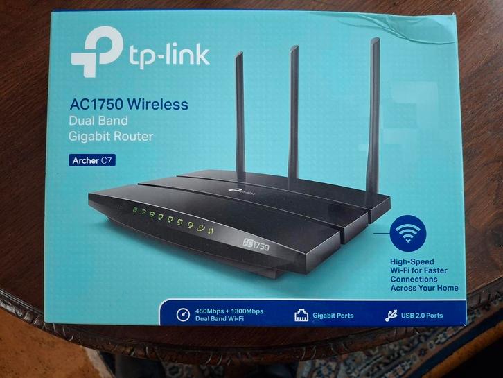 TP-Link Archer C7 AC1750 Router, Computers en Software, Routers en Modems, Zo goed als nieuw, Router, Ophalen