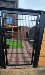 25 meter 656 dubbelstaafmat - 183cm hoog + Poort B-keus, Met poort, Nieuw, Dubbelstaafmat hekwerk, Ophalen of Verzenden