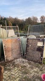 2schuifdeuren met rail, Stalling, 2 of 3 paarden of pony's