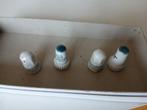 lasdoppen porcelein 4 stuks, Antiek en Kunst, Ophalen of Verzenden