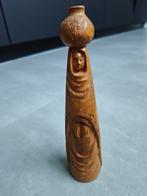 Houtsnijwerk Vrouw uit Israël - Olijfhout, Ophalen of Verzenden, Gebruikt