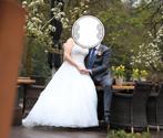 Trouwjurk Maggie Sottero Rebecca Ingram size 16, Ophalen, Zo goed als nieuw, Wit, Trouwjurk