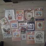 Verzameling borduurpakketten en borduurpatronen, Ophalen of Verzenden, Gebruikt, Handborduren, Borduurpakket