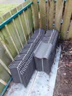 Dakpannen monier blauw gesmoord en OVH  zwart, Doe-het-zelf en Verbouw, Dakpannen en Dakbedekking, Ophalen, Steen of Klei, Blauw