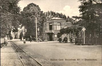 Doetinchem Stoomtram Station + stoomtram in aantocht beschikbaar voor biedingen