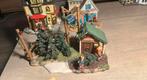 Tree farm handpainted voor kerstdorp A6, Ophalen of Verzenden