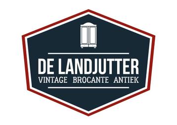 Brocante/Landelijke set houten kledingkasten, zandkleur - afbeelding 6