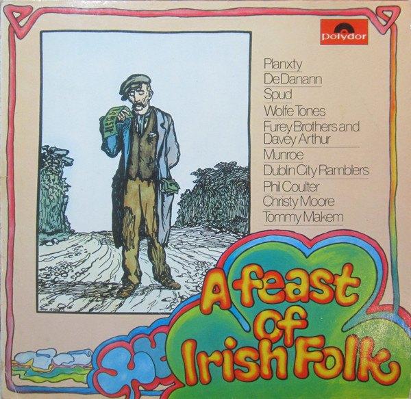 lp,Various – A Feast Of Irish Folk, Ophalen of Verzenden, Gebruikt, 12 inch
