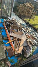 Gratis partij hout (uit sloop van huis), Ophalen, Gebruikt, Overige typen, 250 tot 300 cm