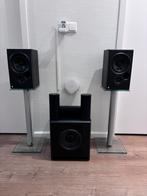 KEF Coda 6 & Kef HTS700 & KEF Celestion SUBWOOFER MATZWART, Zo goed als nieuw, Complete surroundset, 120 watt of meer, Ophalen