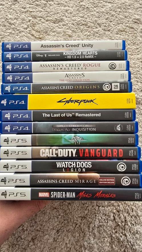PS5 PS4 games Zie beschrijving!!, Spelcomputers en Games, Games | Sony PlayStation 5, Zo goed als nieuw, Ophalen of Verzenden