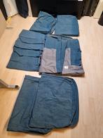 Te Koop Blauwe Kivik Bankhoes, Huis en Inrichting, Banken | Bankstellen, Ophalen, Gebruikt, Driepersoons, Rechte bank