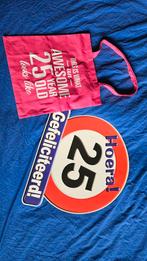 Tasje en bord 25 jaar, Ophalen, Versiering, Verjaardag