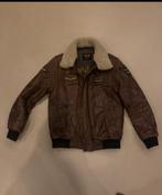 PALL MALL HUDSUN  LEREN JAS.MAAT S, Ophalen of Verzenden, Zo goed als nieuw, Maat 46 (S) of kleiner, Bruin