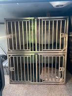 Rvs hondenboxen hondenautonl, Dieren en Toebehoren, Ophalen, Zo goed als nieuw
