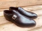Crockett & Jones Savile monk straps maat 13/47 nieuw, Zwart, Nieuw, Ophalen of Verzenden, Gespschoenen