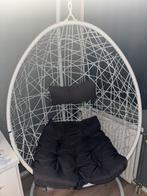 Leuke hangstoel voor binnen of buiten!, Huis en Inrichting, Stoelen, Ophalen, Gebruikt, Wit, Metaal