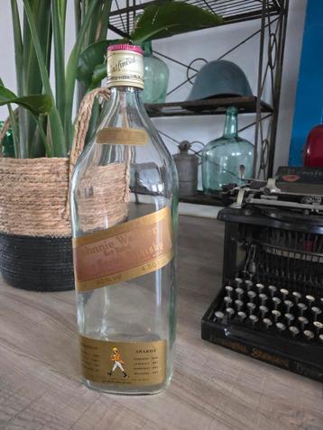 Vintage antieke XXL 4,5 Liter Johnnie Walker SCOTCH WHISKY beschikbaar voor biedingen