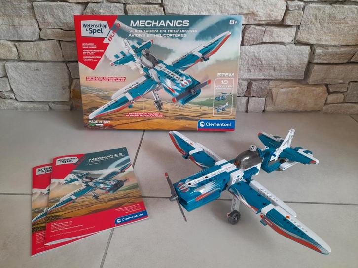 Clementoni groot (LEGO) vliegtuig., Kinderen en Baby's, Speelgoed | Duplo en Lego, Zo goed als nieuw, Complete set, Ophalen of Verzenden