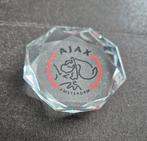 Ajax-Amsterdam logo in glas, Verzamelen, Ophalen of Verzenden, Zo goed als nieuw, Ajax, Beeldje of Poppetje