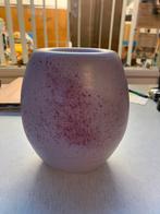 Vaas velzen mobach ? paarse bruis glazuur vaasje., Antiek en Kunst, Ophalen of Verzenden