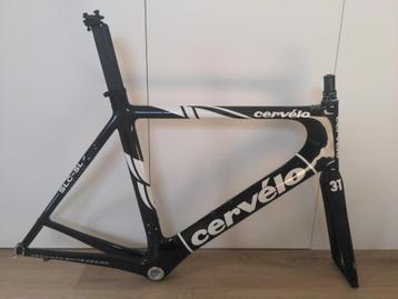 Cervelo Soloist SLC-SL 61 cm frameset incl. vork en zadelpen beschikbaar voor biedingen