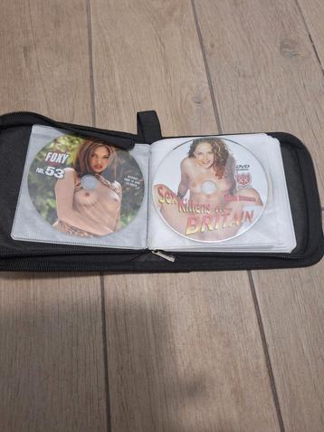 12 Mooie Porno DVD's...in handige opbergmap.  beschikbaar voor biedingen