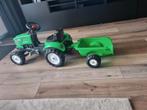 Tractor + aanhanger, Kinderen en Baby's, Speelgoed | Buiten | Skelters, Ophalen of Verzenden, Gebruikt, Overige merken