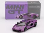 Mini GT 1:64 Lamborghini Countach LPI 800-4 Viola 30th Metal, -, Nieuw, Ophalen of Verzenden, -