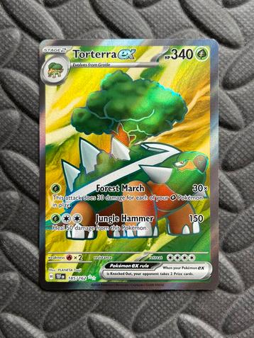 Pokémon 2024 | Temporal Forces | Torterra EX 185/162 beschikbaar voor biedingen
