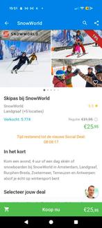 Snow world dagkaarten, Twee personen, Ticket of Toegangskaart