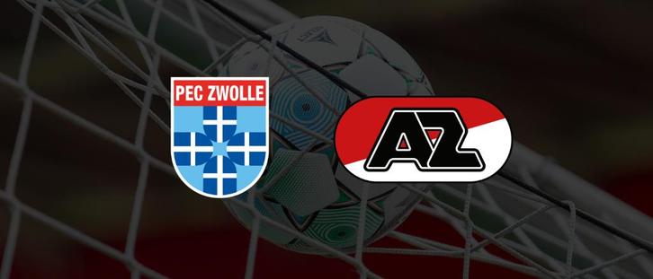 Tickets PEC Zwolle - AZ Alkmaar te koop! (KNVB-beker), Tickets en Kaartjes, Sport | Voetbal, Drie personen of meer, December