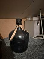 Mooie glazen decoratie vaas( donkerblauw) 40 cm hoog, Huis en Inrichting, Ophalen, Gebruikt, Zwart, Glas