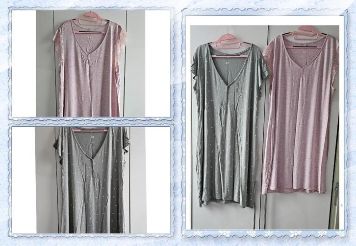 Nachthemden C&A 2 Stuks🎀Splinternieuw🎀🎀Mt XXL, Kleding | Dames, Pyjama's, Nieuw, Maat 46/48 (XL) of groter, Ophalen