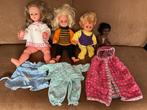 Diverse oude poppen,, Verzamelen, Poppen, Ophalen, Gebruikt, Kleertjes