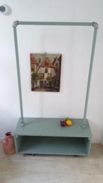 leuke kapstok met kastje pastel kleur vintage retro look, Huis en Inrichting, Ophalen of Verzenden, Gebruikt